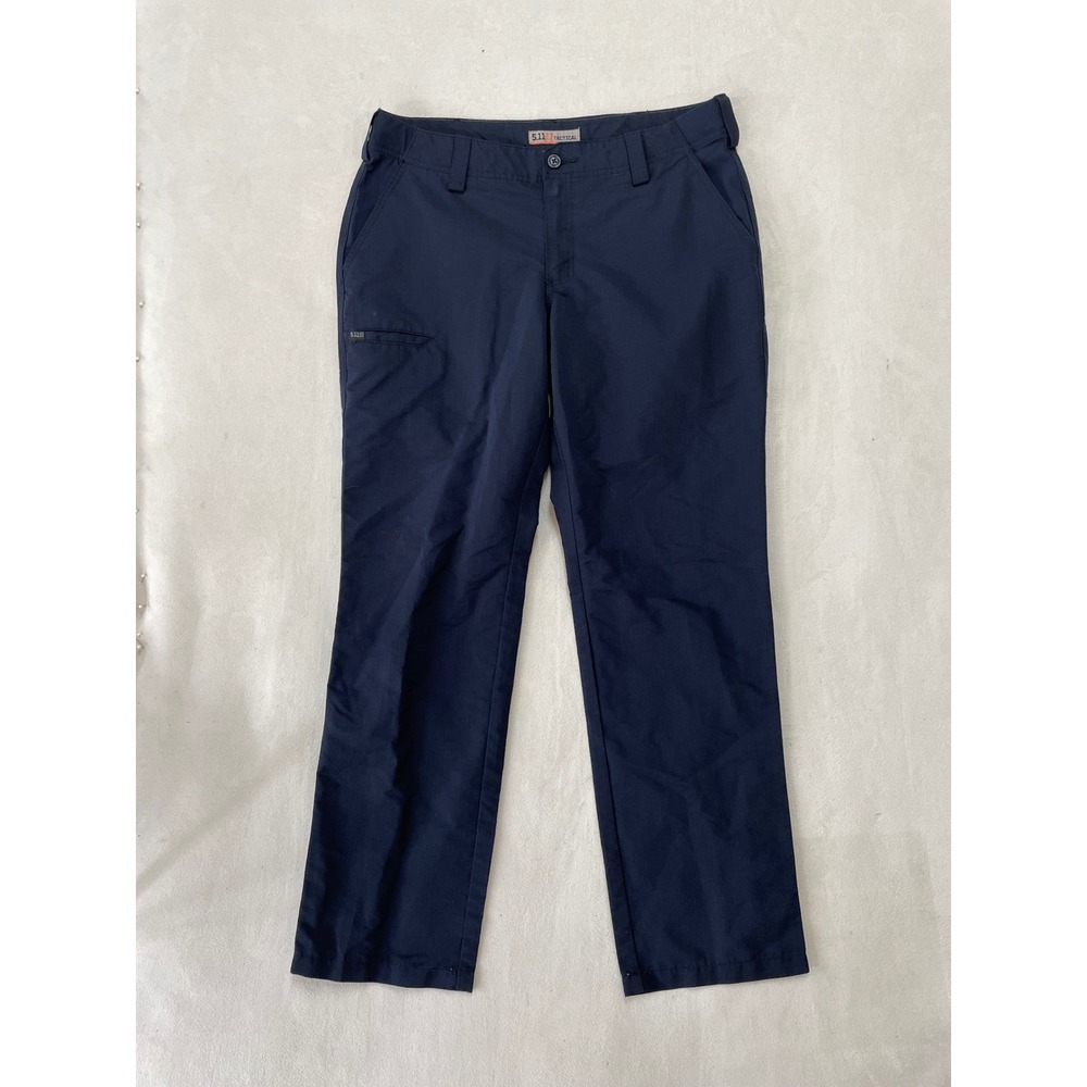 5.11 Tactical Womens Navy Blue Ripstop Utility Work Pants Size 14 Regular